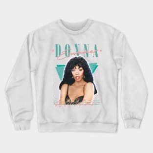 Donna Summer / Retro Style Fan Art Design Crewneck Sweatshirt